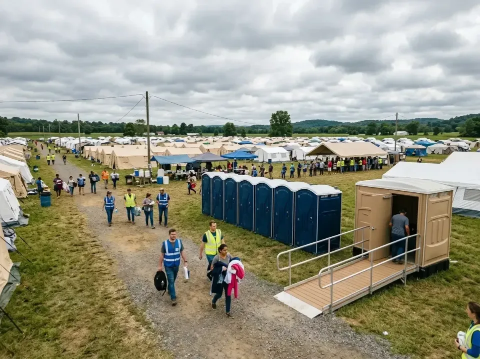disaster-relief-camp-restrooms-010 — frequently asked questions, Dumpster & Portable Bathrooms Rental in D'Iberville, MS